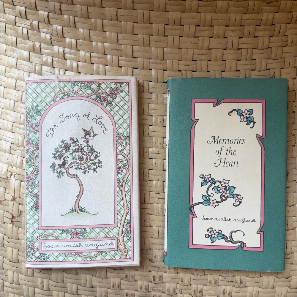 Joan Walsh Anglund Books (2) memories of the heart, the song of love